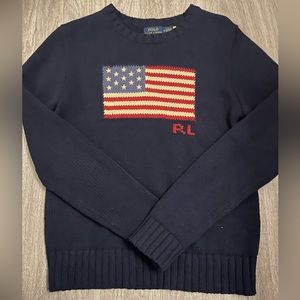 Ralph Lauren American Flag Sweater